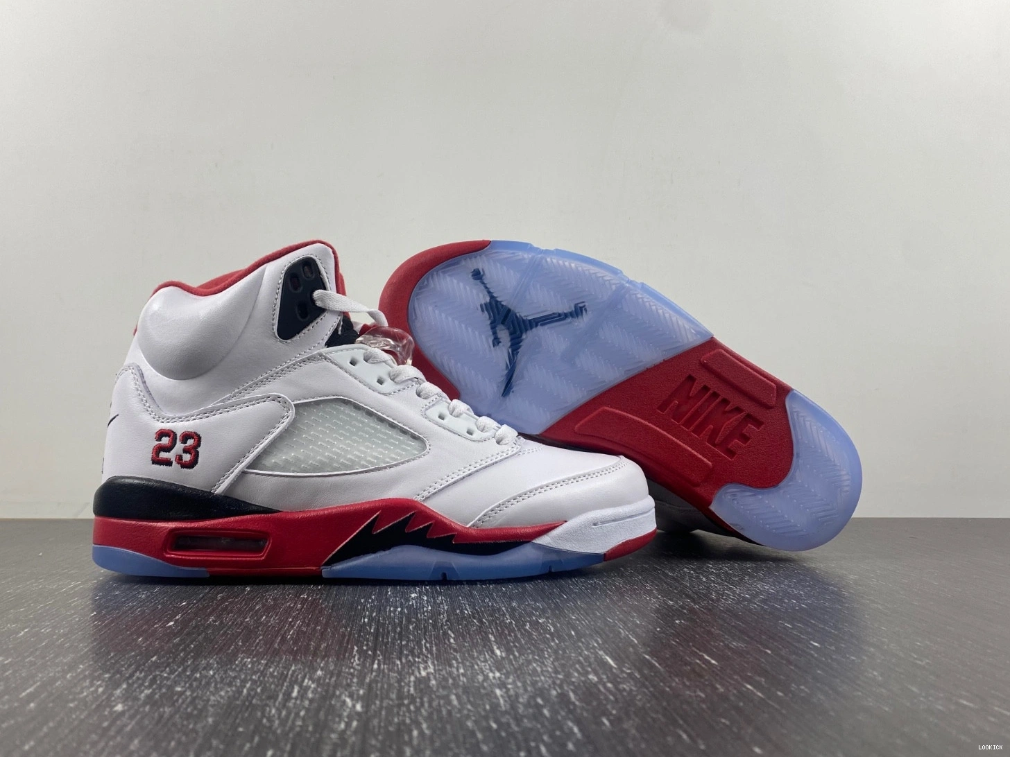 Rep  Retro 136027-120 Tongue Fire Red Men's (2013) 5 Jordan Black 0519